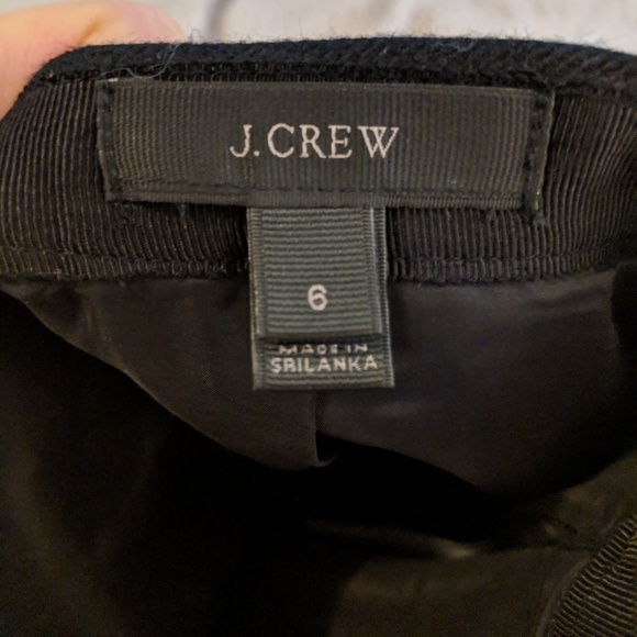 J Crew black wool mini skirt - Picture 4 of 5